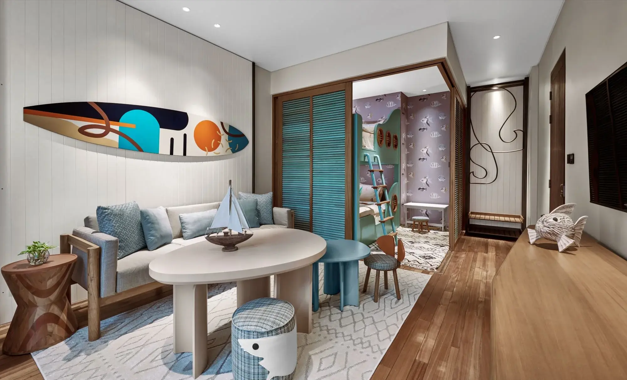 One Bedroom Family Suite Bunk Bed - Suites